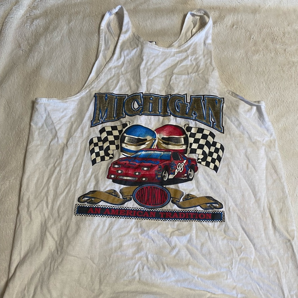 Vintage 1999’s Michigan Racing Tour Tank Top Shirt
